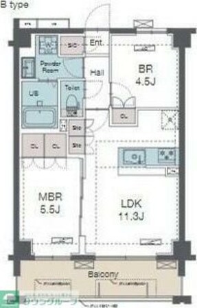 ラグゼナ和光の物件間取画像